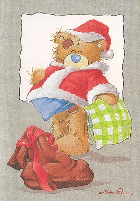 Санта Клаус, Дед Мороз, мешок с подарками