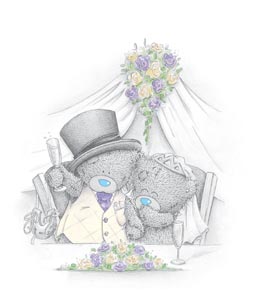 Свадьбу мишки Тедди отмечали с особым размахом и торжеством